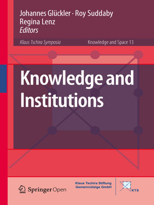 cover image of Knowledge and Institutions